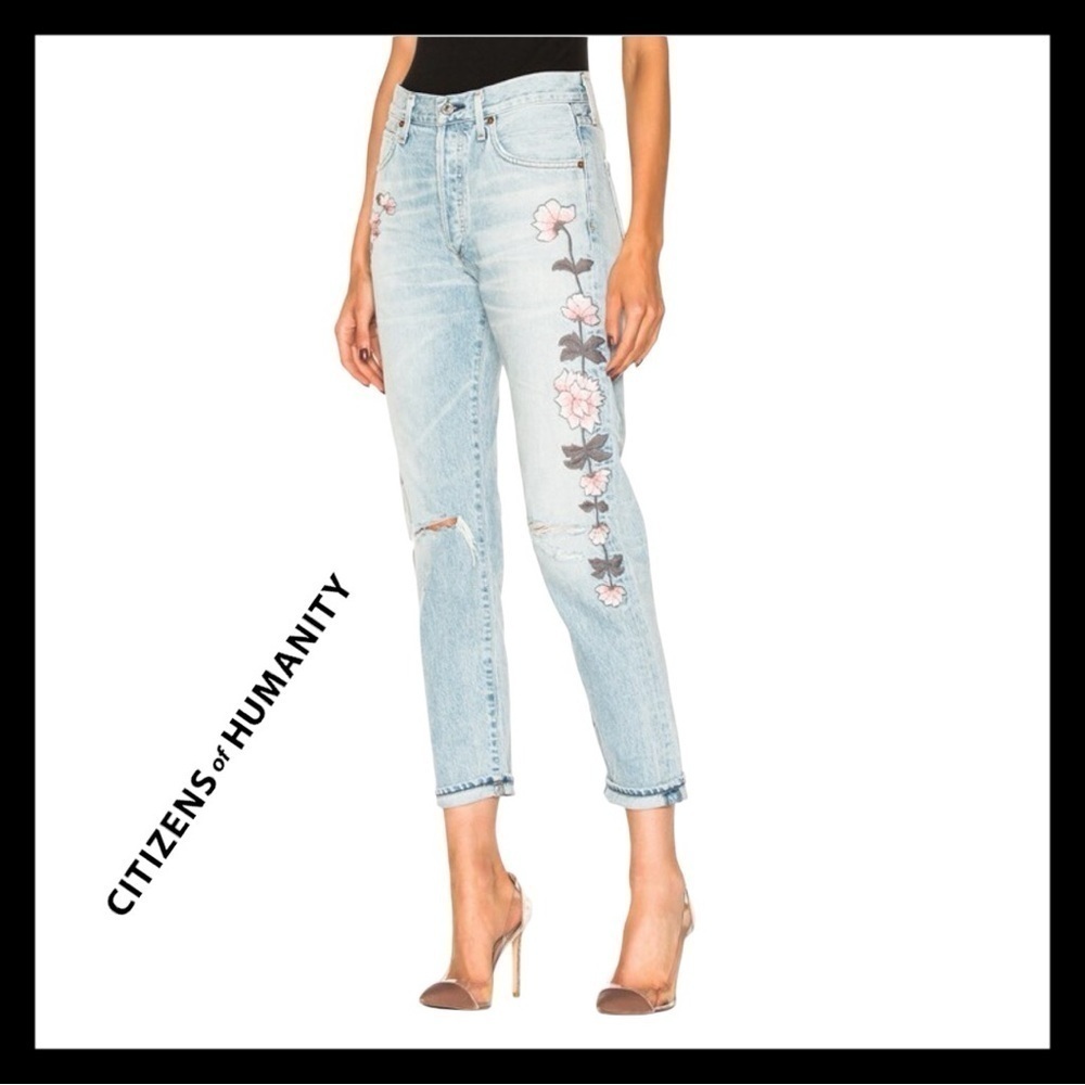 Citizens of Humanity Liya High Rise Classic Crop size 26 Coquette Jeans